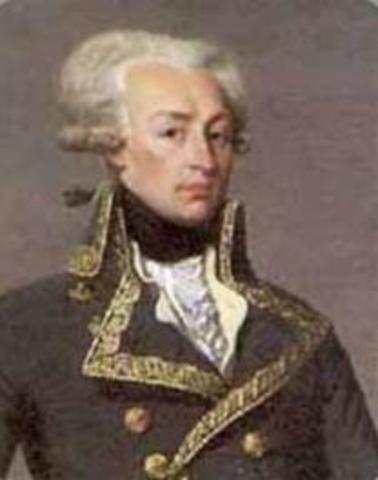 regreso del militar Marie - Joseph Paul Yves Roch Gilvert Du Motier