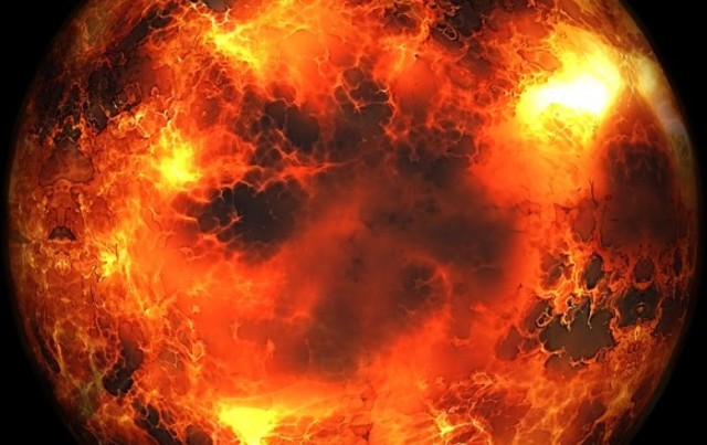 la tierra es prácticamente de fuego