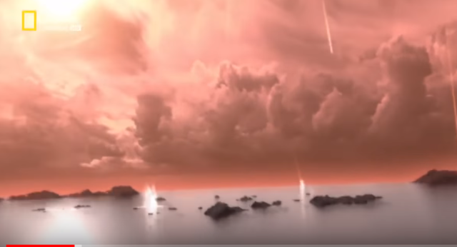 segunda caída de meteoritos