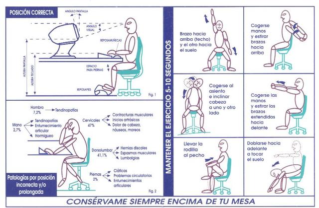 SE PUBLICA 10 MANUALES DE ERGONÓMIA