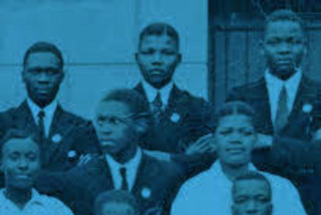 Nelson Mandela goes to school