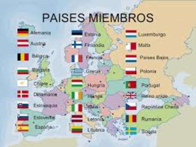 1973 Entrada de paises a la CEE