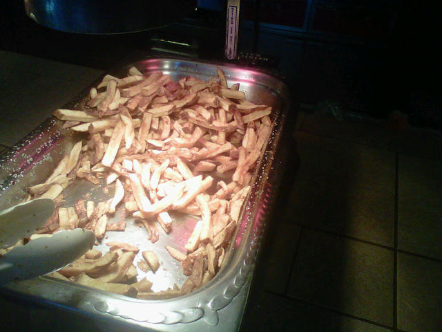 hand made french fries