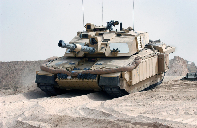 Challenger 1 and Abrams tank