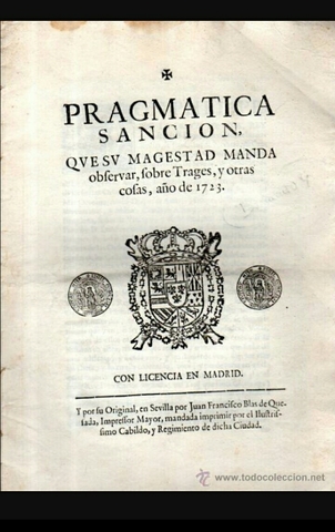 Promulgación de la pragmática sanción