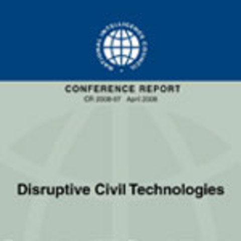 the Internet of Things as one of the 6 "Disruptive Civil Technologies"