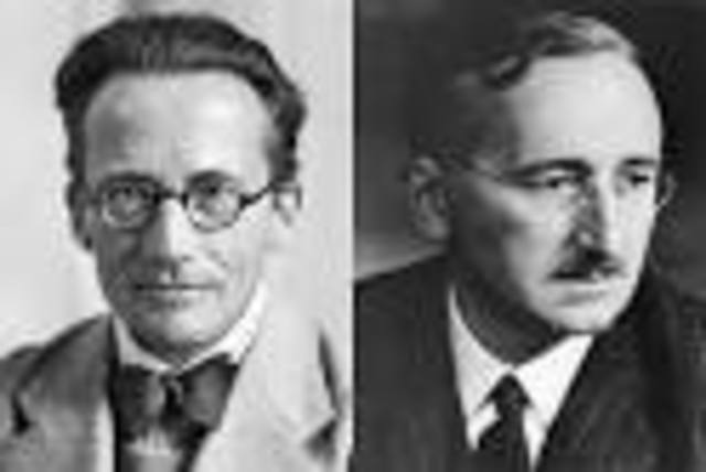 Erwin Schrodinger and Werner Heisenberg