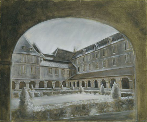 Se instalo en  la abadía de  parís