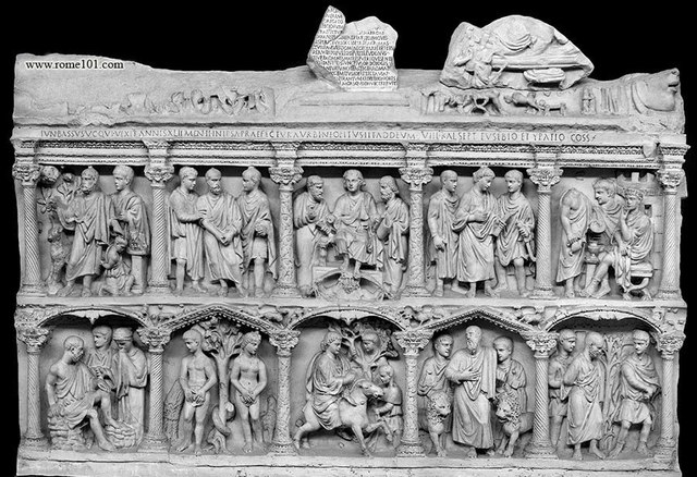 Late Antiquity - "Sarcophagus of Junius Bassus"