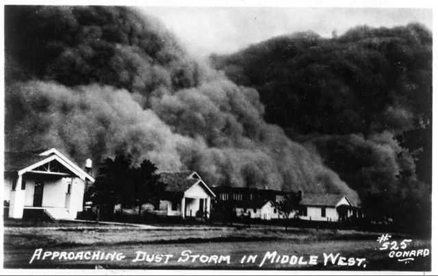 Dust Bowl hits the South
