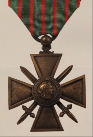 Awarded Croix de Guerre for his work with the Les Foyers du Soldat, Union Franco-Américaine, during World War I Appointed head, Department of Sculpture, Educational Corps, American Expeditionary Forces Art Training Center, Bellevue, France