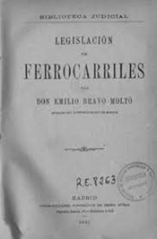 Ley de ferrocarriles de 1855