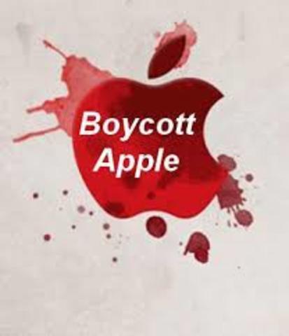 Called for Apple Boycott