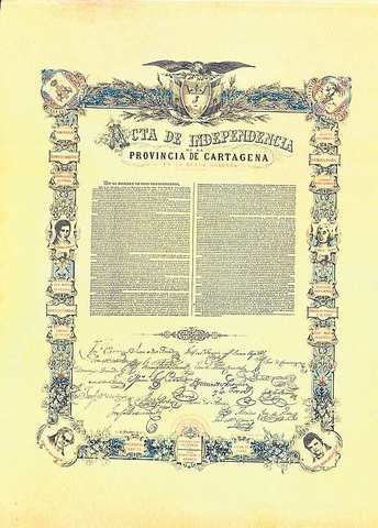 El acta de independencia