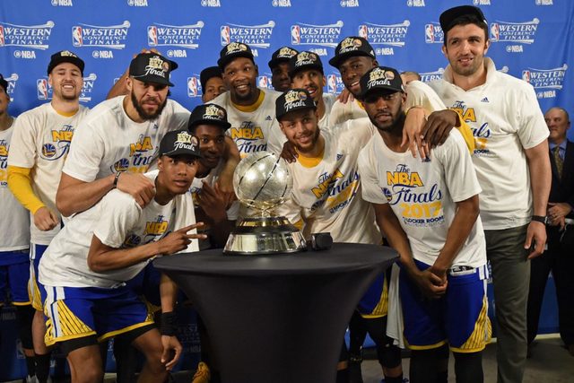Champion of the NBA with Warriors