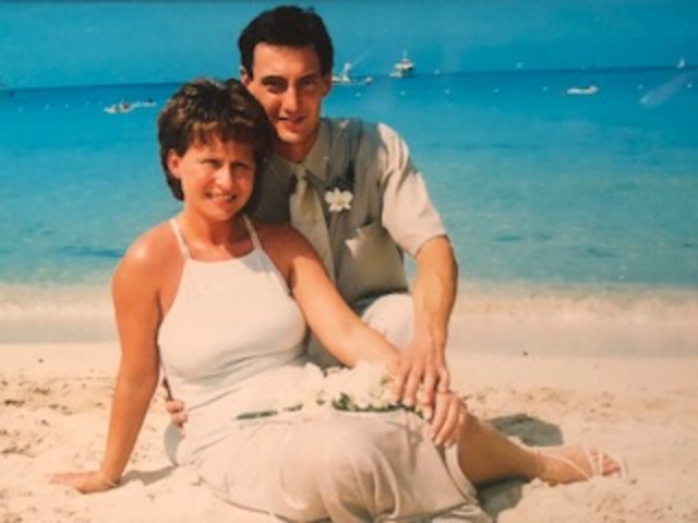 Mom and Aaron Married