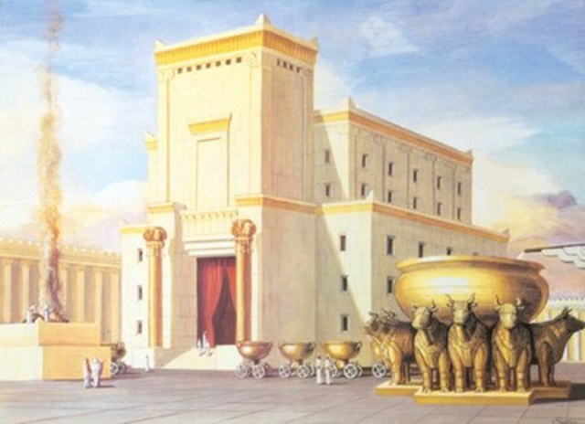 King Solomon builds First Temple in Jerusalem