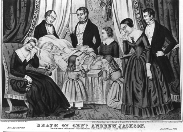 Andrew Jackson Dies