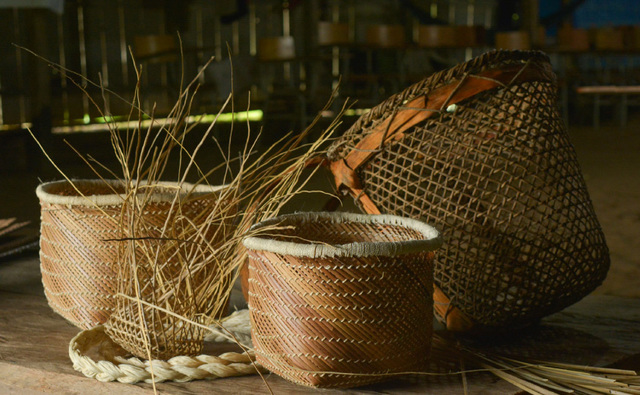 La cestería de los arhuacos.