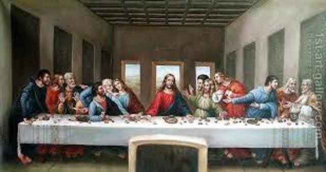 The Last Supper art project World history