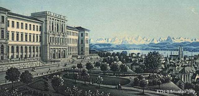 Nace en Zurich la Eidgenossisches Polytechnicum