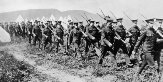 Inicio de la Primera Guerra Mundial