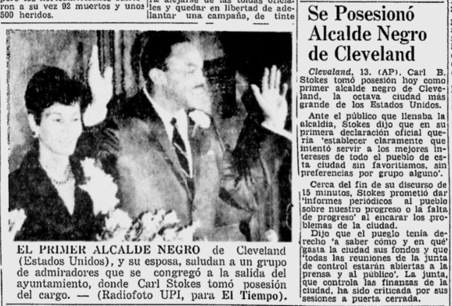 Se posesiona primer alcalde negro en EEUU