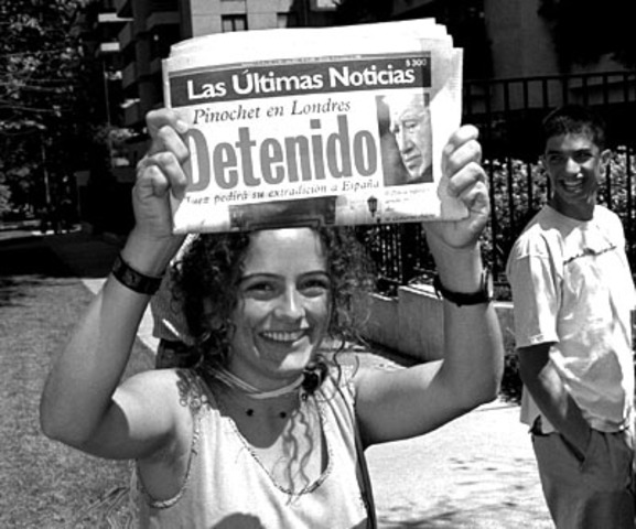 Pinochet arrestado en Londres