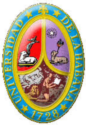 UNIVERSIDAD DE LA HABANA. Fue fundada el 5 de enero de 1728 por los frailes dominicos pertenecientes a la Orden de Predicadores y es la universidad más antigua de Cuba.