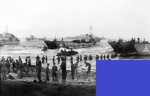 Desembarco Aliado en Silicia, primer paso hacia la conquista de Italia