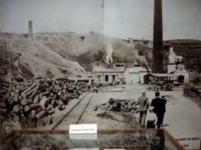 Comienzo de las minas de Arnao