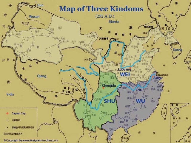 After the Han Dynasty (The 3 Kingdoms)