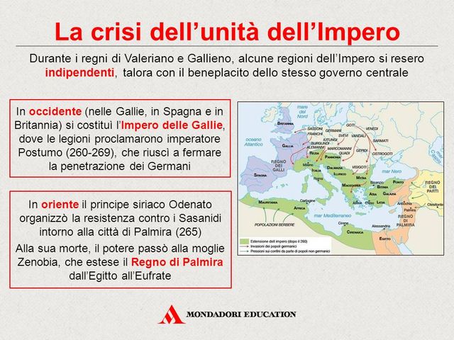 FINE DELL'UNITA' DELL'IMPERO