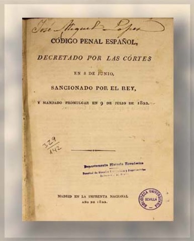 El Código Penal Español de 1822