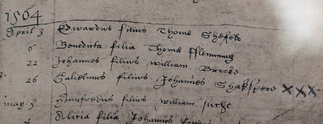 The Bard Is Baptized