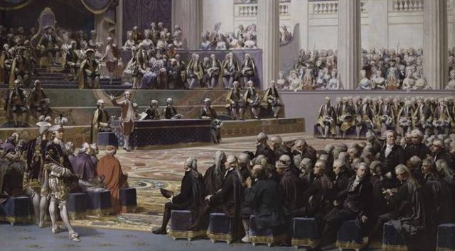 Se inauguran  las sesiones de los estados generales en versalles