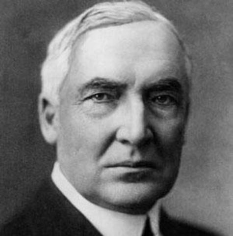 Harding Becomes President