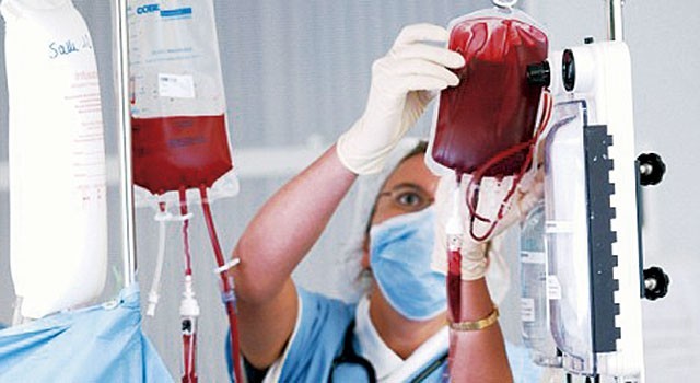 Primera transfusión sanguínea sin donante.