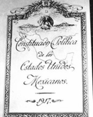Promulgación de la Constitución Política de los Estados Unidos Mexicanos