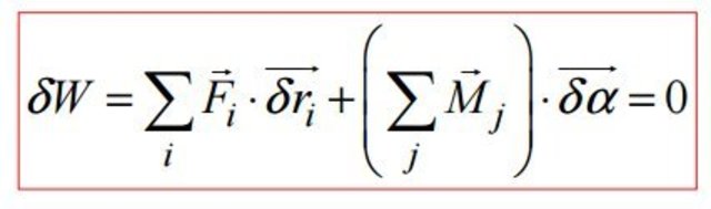 Principio de los trabajos virtuales