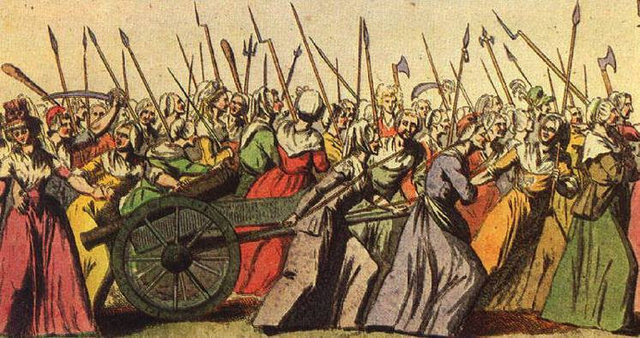 Marcha de mujeres a Versalles