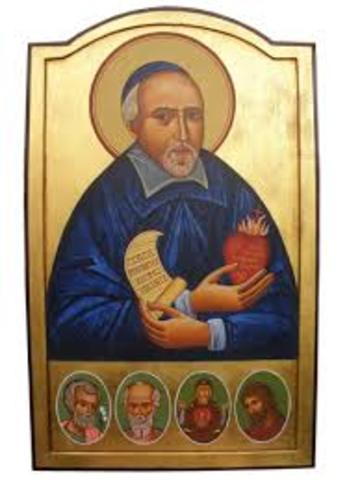 San Juan Eudes en el oratorio