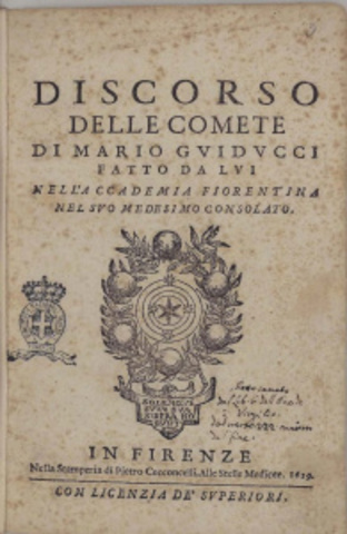 Discurso sobre los cometas