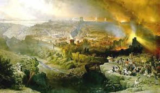 The destruction of the second temple