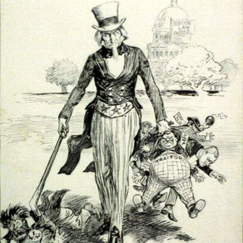 Passage of Espoinage and Sedition Acts