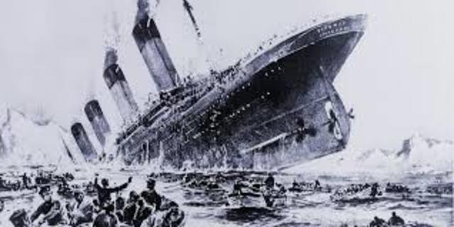 titanic sunk