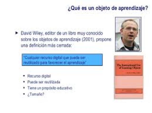 Willey, Aparición del concepto "Objeto de Aprendizaje".