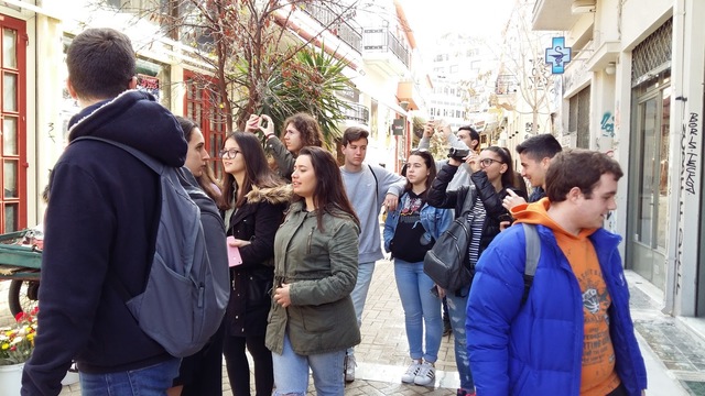 Επίσκεψη της Ομάδας Περιβαλλοντικής Εκπαίδευσης με θέμα το αστικό περιβάλλον στη συνοικία του Ψυρρή