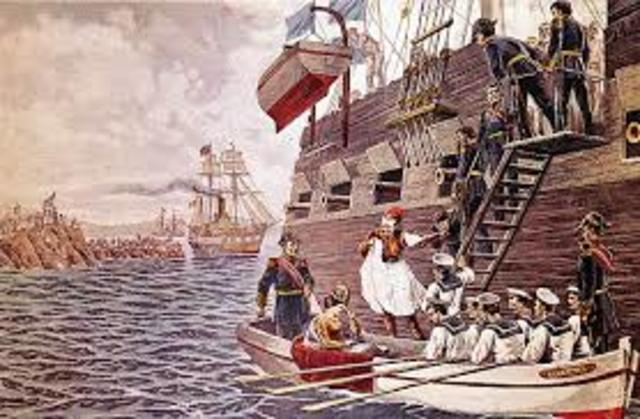 Ο Όθωνας φεύγει από την Ελλάδα