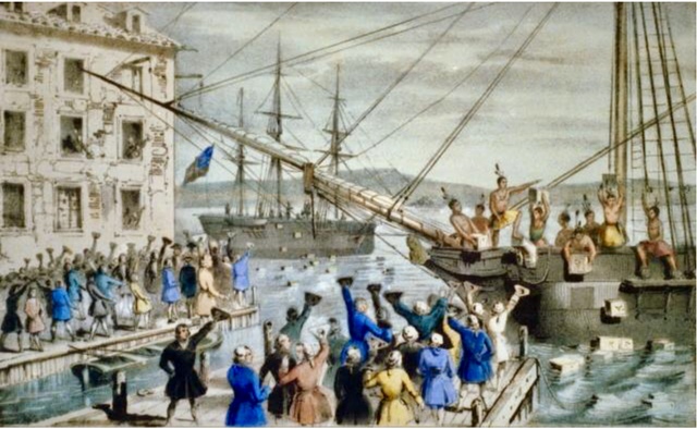 Le Boston Tea Party et ses conséquences